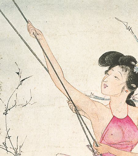 台北市-胡也佛的仕女画和最知名的金瓶梅秘戏图